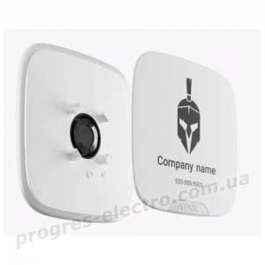Лицьова панель Ajax Brandplate 10 шт. (Білий) для Ajax StreetSiren