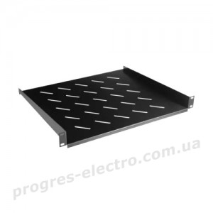 Полиця Hypernet CS-400-BLACK для 19" шафи, глибина 400 мм 1U