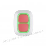 Тривожна кнопка Ajax DoubleButton white EU
