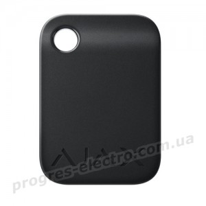 Брелок управління Ajax Tag black RFID (3pcs) безконтактний