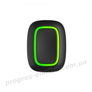 Тривожна кнопка Ajax Button black EU бездротова чорна