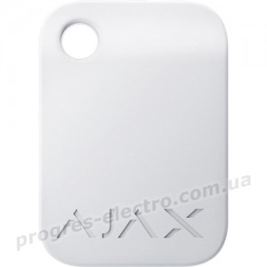 Брелок управління Ajax Tag white RFID (3pcs) безконтактний