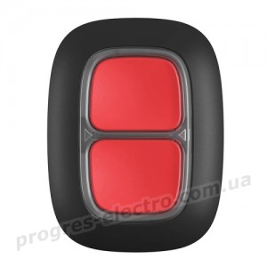 Тривожна кнопка Ajax DoubleButton black EU