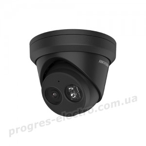 Відеокамера DS-2CD2343G2-IU 2.8mm black 4 MP AcuSense Turret