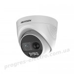 Відеокамера DS-2CE72DFT-PIRXOF (2.8 мм) 2Мп ColorVu Turbo HD з PIR та сиреною