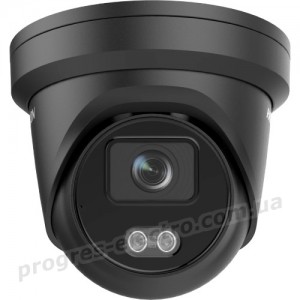 Відеокамера DS-2CD2347G2-LU(C) 2.8mm Black 4 MP ColorVu Turret
