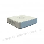 Відеореєстратор DS-7104HQHI-K1(S) 4-канальний Turbo HD з передачею звуку по коаксіалу